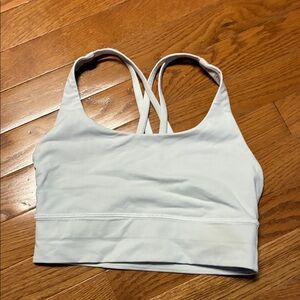 Lululemon white sports bra